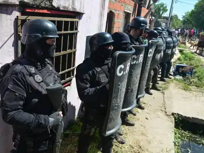 Angesicht einer Welle der Gewalt in Rosario schickt die argentinische Regierung zus&auml;tzliche Polizisten in die Stadt.