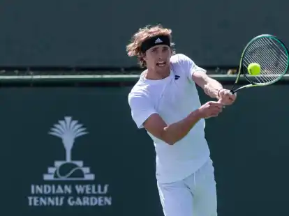 Ist in Indian Wells am Start: Alexander Zverev.