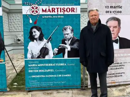 Dirigiert an diesem Sonntag ein Konzert in Moldwawien: Dieter Holzapfel