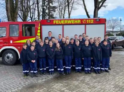 Zusammenschluss &uuml;ber Gemeindegrenzen hinweg: Die Einheiten Spohle, Mollberg und Garnholt gr&uuml;ndeten eine gemeinsame Jugendfeuerwehr.