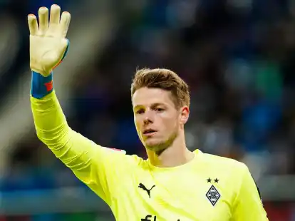 Gladbachs Jonas Omlin soll gegen Bremen wieder im Tor stehen.