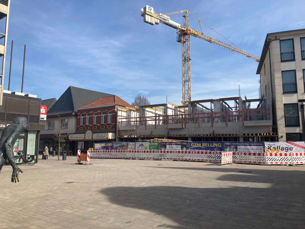 Neues Wohn und Geschäftshaus in Cloppenburg