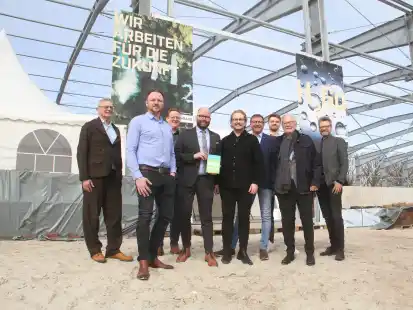 Die Projektverantwortlichen und Vertreter der Kommunen informierten in Essen &uuml;ber das innovative Projekt.