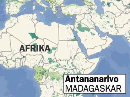 Fast 9000 Kilometer liegen zwischen Antananarivo auf Madagaskar und Augustfehn II.