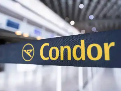 Condor-Schalter in Frankfurt. &laquo;Sicherheit hat in der Luftfahrt immer h&ouml;chste Priorit&auml;t, und es bestand zu keinem Zeitpunkt eine Gefahr f&uuml;r die Passagiere&raquo;, so eine Condor-Sprecherin.