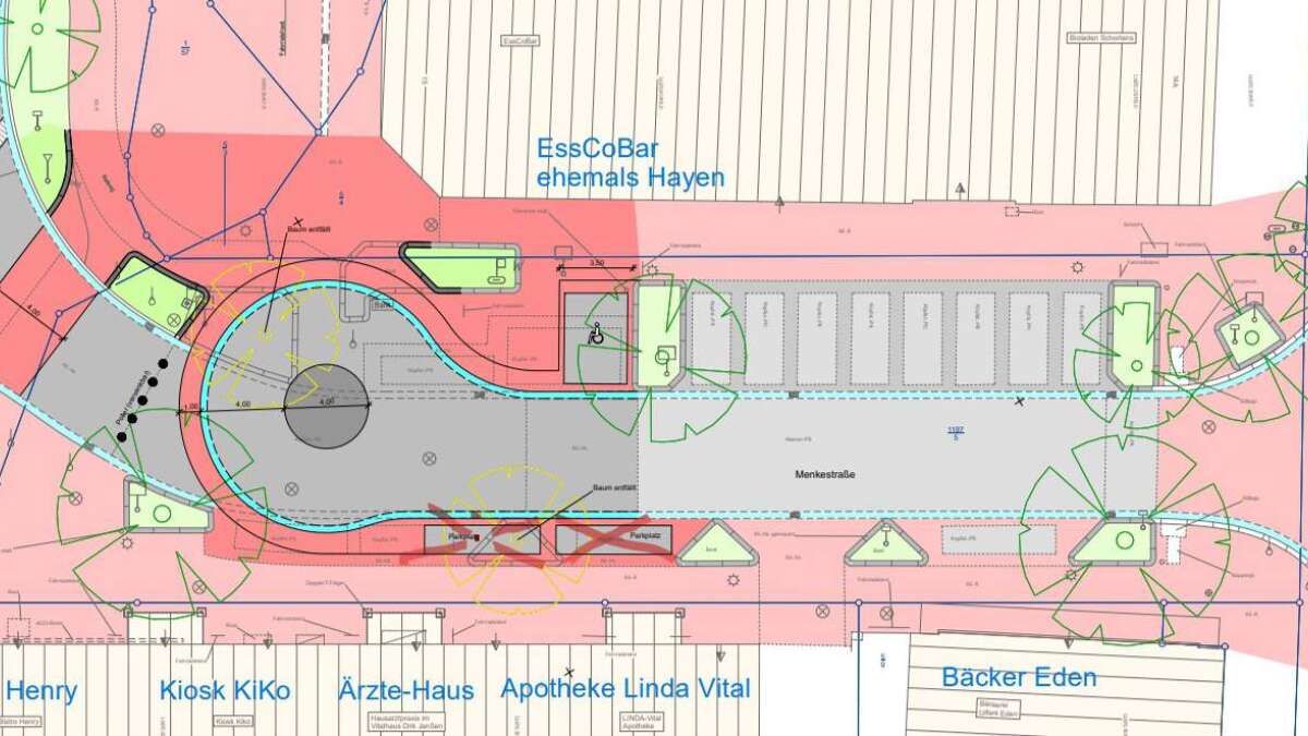 Obere Menkestra e In Schortens Just Zeigt Planskizze Des Ingenieurb ros
