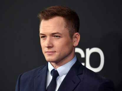 Der britische Schauspieler Taron Egerton bei der Verleihung der Hollywood Film Awards 2019.
