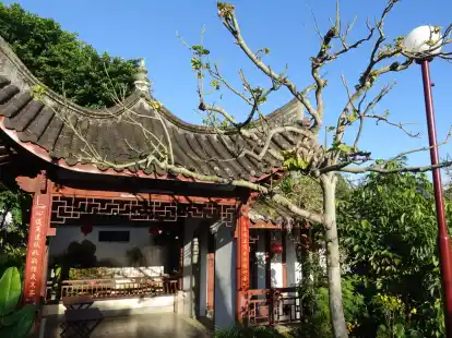 In Naha lohnt sich auch ein Abstecher in den Fukushu-en, ein sogenannter chinesischer Garten.