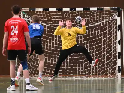 Hielt stark: SG-Torh&uuml;ter Philip Barnickel.