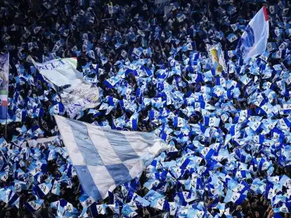 Lazio-Fans fielen im R&ouml;mer Derby sehr unangenehm auf.