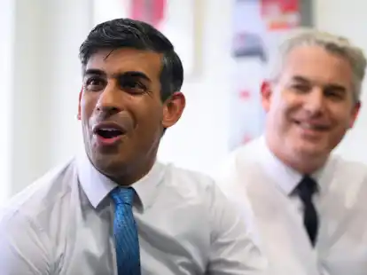 Rishi Sunak d&uuml;rfte erleichtert sein &uuml;ber die Erg&auml;nzung zum sogenannten Nordirland-Protokoll.