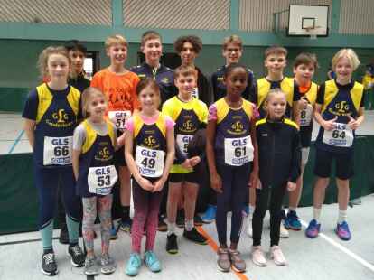 Die erfolgreichen LGGG-Talente beim Sportfest in L&ouml;ningen