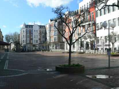 Der B&ouml;rsenplatz in Wilhelmshaven k&ouml;nnte sich zu einem Erlebnisort mit gro&szlig;er Aufenthaltsqualit&auml;t entwickeln.