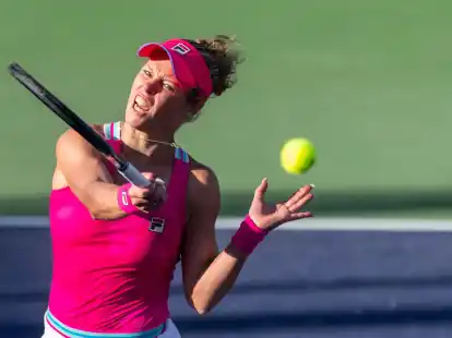 Im Einzel schon ausgeschieden, im Doppel in Miami noch dabei: Laura Siegemund.