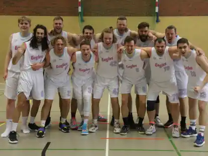 Sicherten sich die Landesliga-Meisterschaft: Ob die Basketballer der TSG Westerstede III aber in die Oberliga aufsteigen dürfen, ist noch unklar.