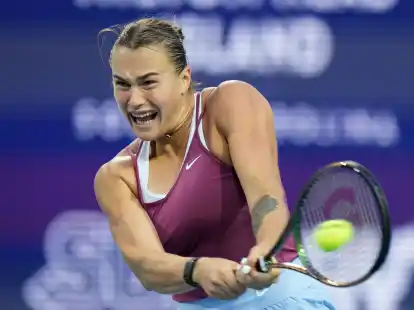 Steht in Miami im Viertelfinale: Aryna Sabalenka.