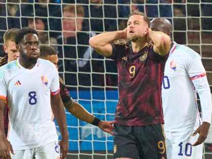 Werders Niclas F&uuml;llkrug traf zwar erneut f&uuml;r die Nationalmannschaft, das Team verlor gegen Belgien aber 2:3.