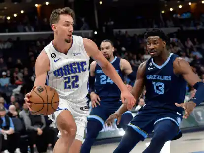 Musste mit Orlando eine Niederlage gegen Orlando hinnehmen: Franz Wagner (l).