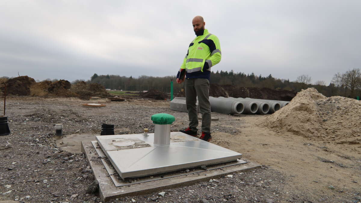 in Wiefelstede Pumpwerk und neue Leitung für Grote