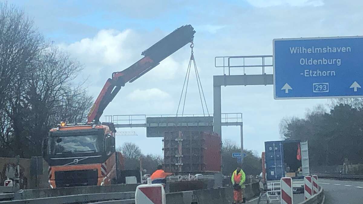 Oldenburg Weitere Baustellen auf Oldenburger Autobahnen