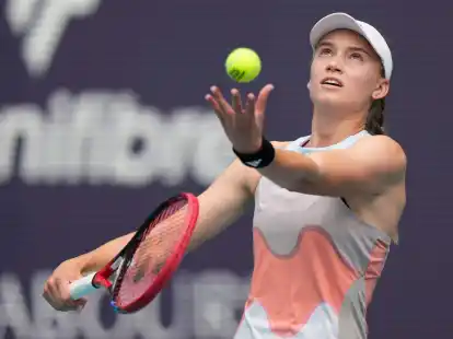 Velor das Finale von Miami: Elena Rybakina.