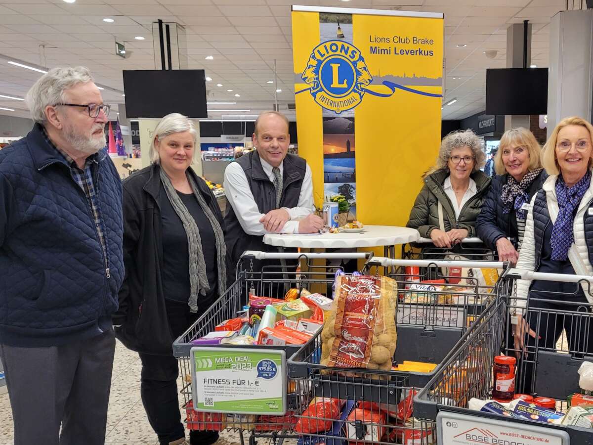 Lions Club Brake „Mimi Leverkus“ sammelt für die Tafel