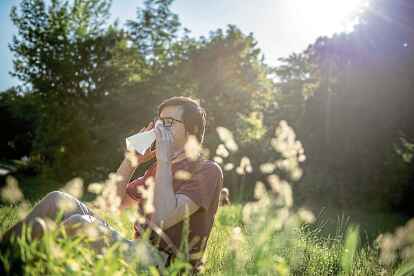 Von Gr&auml;sern und Birke stammen Pollen, auf die besonders viele Menschen reagieren.