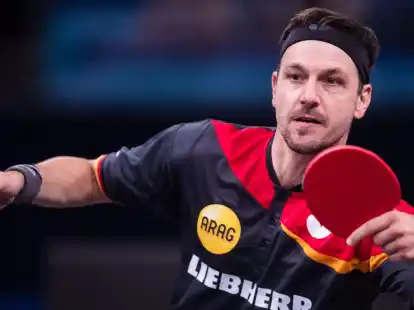 Timo Boll plagt sich derzeit mit einer Schulterverletzung herum.