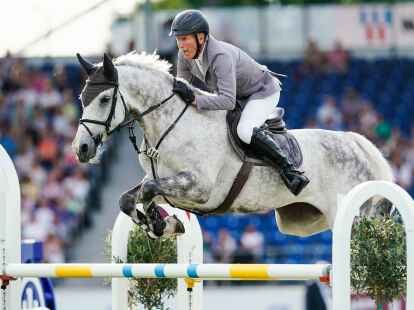 Ludger Beerbaum auf dem Pferd Mila.