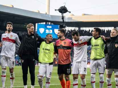 Die VfB-Profis konnten drei Punkte in Bochum bejubeln.