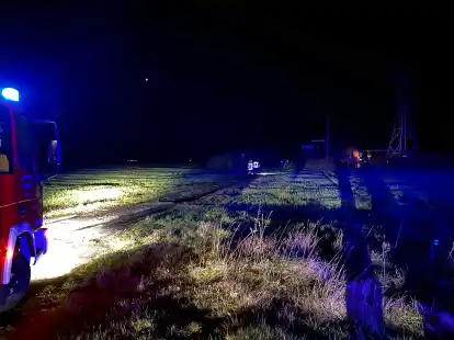 Am Umspannwerk zwischen Pewsum und Jennelt war ein Feuerschein zu sehen.