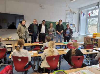 Ganztagsbetreuung Besuch bei der Deichschule in Schweiburg