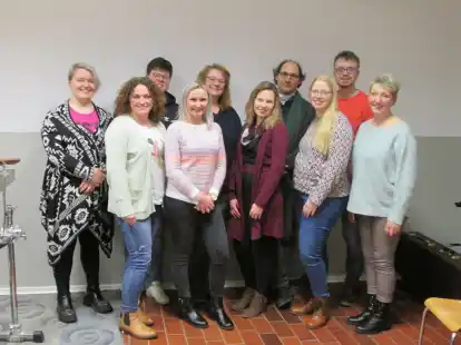 Der neue Vorstand (v.l.): Caroline M&ouml;dden, Sandra Brunemund, Robin Rohen, Sara H&uuml;ggelmeyer, Nicole Grothaus, Theresa Tapken, Silvester Ianniello, Jennifer Blazejak, Markus Wieghaus, Claudia M&ouml;dden