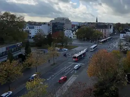 Ein Blick auf die Lappankreuzung in Oldenburg