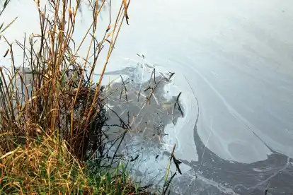 &Ouml;lunfall bei Etzel: Aus einem nicht abgesperrten Entl&uuml;ftungsventil auf dem Kavernengel&auml;nde in Etzel  gelangte 2013 &Ouml;l ins Friedeburger Tief.