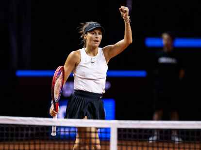 Tatjana Maria setzte sich gegen Laura Pigossi knapp in drei S&auml;tzen durch.