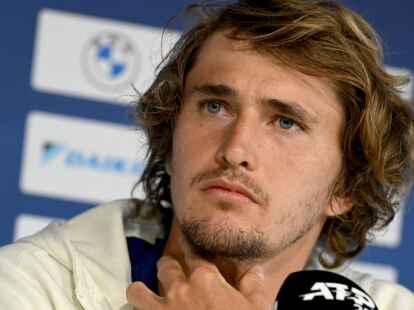 Legte gegen Daniil Medwedew nach:&nbsp;Alexander Zverev.