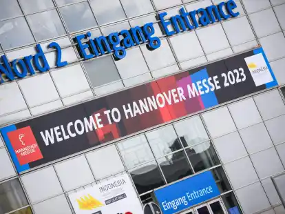 Wieder am Start: Die Hannover Messe fiel wegen der Pandemie 2020 in Pr&auml;senzform ganz aus. 2021 und 2022 gab es sie nur als digitale und verkleinerte Ausgabe.