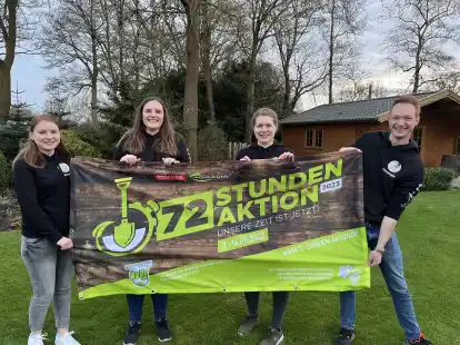 Bente Otten (v. l.), Katja Asche, Maike Heyen und Christoph Frerichs freuen sich auf den Start der Aktion.