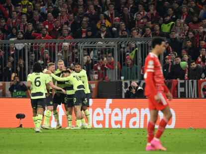 Der FC&nbsp;Bayern M&uuml;nchen schied gegen Manchester City aus.