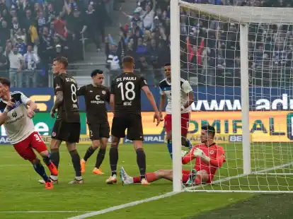 Moritz Heyer sorgte f&uuml;r das dritte HSV-Tor gegen St. Pauli.