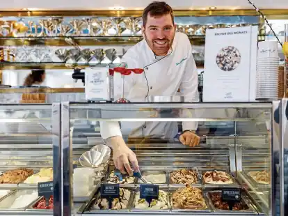 <p>Experimentierfreudiger Eismacher: Luca de Rocco  verwendet auch L&ouml;wenzahn-Bl&uuml;ten oder Tannenspitzen f&uuml;r seine Eiscremes. </p>