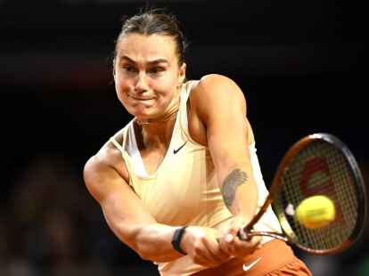 Aryna Sabalenka hat beim Turnier in Stuttgart das Finale erreicht.