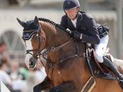 Patrick St&uuml;hlmeyer hat das erste Springen der Riders Tour 2023/24 gewonnen.