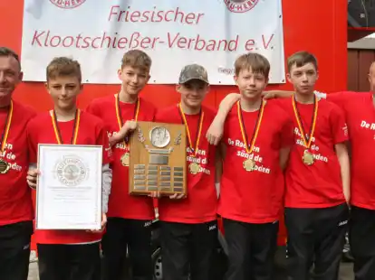 Historischer Erfolg: Die C-Jugend aus Fulkum sicherte sich die Goldmedaille bei den FKV-Meisterschaften.