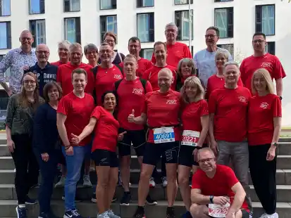 Waren sehr zufrieden mit ihrem Auftritt in Leipzig: die Athleten der Emder Laufgemeinschaft, die im Marathon und Halbmarathon starteten.