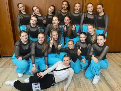 Die Dunse-Gruppe „Young D'Motion“ belegte bei den Junioren 2 den fünften Platz und fährt als Nachrücker zu den „Deutschen“ im Videoclip-Tanzen.