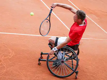 Ein Ass und ein Vorbild im Rollstuhltennis: Der Niederländer Ruben Spargaaren wurde im Juli 2022 bei den 32. German Open Wheelchair beim BTTC Grün-Weiss Berlin Zweiter im Einzel und mit Landsmann Maikel Scheffers Sieger im Doppel.