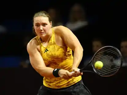 &Uuml;berzeugt in Madrid: Jule Niemeier.