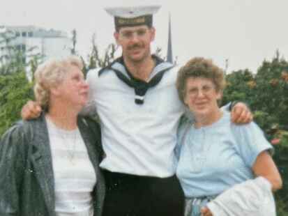 Vor der Vereidigung: Olaf Lies als Matrose